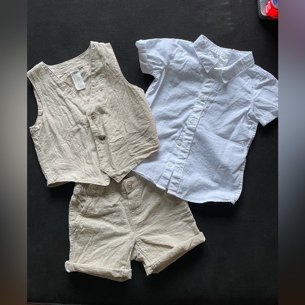 H&M 4 piece linen set - Picture 2 of 9